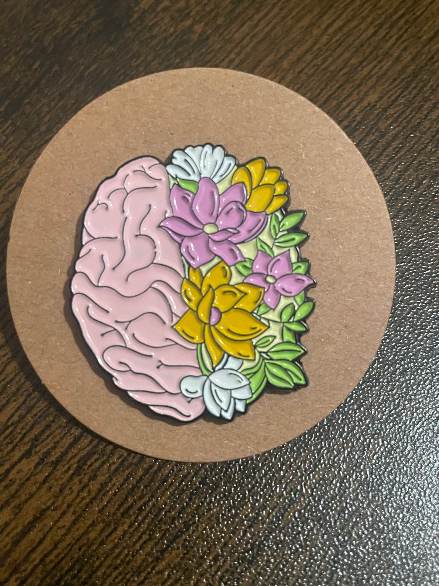 Blooming Mental Health Pin